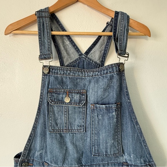 Hidden Jeans Bailey Boyfriend Classic Blue Women's Denim Overalls - Picture 2 of 13